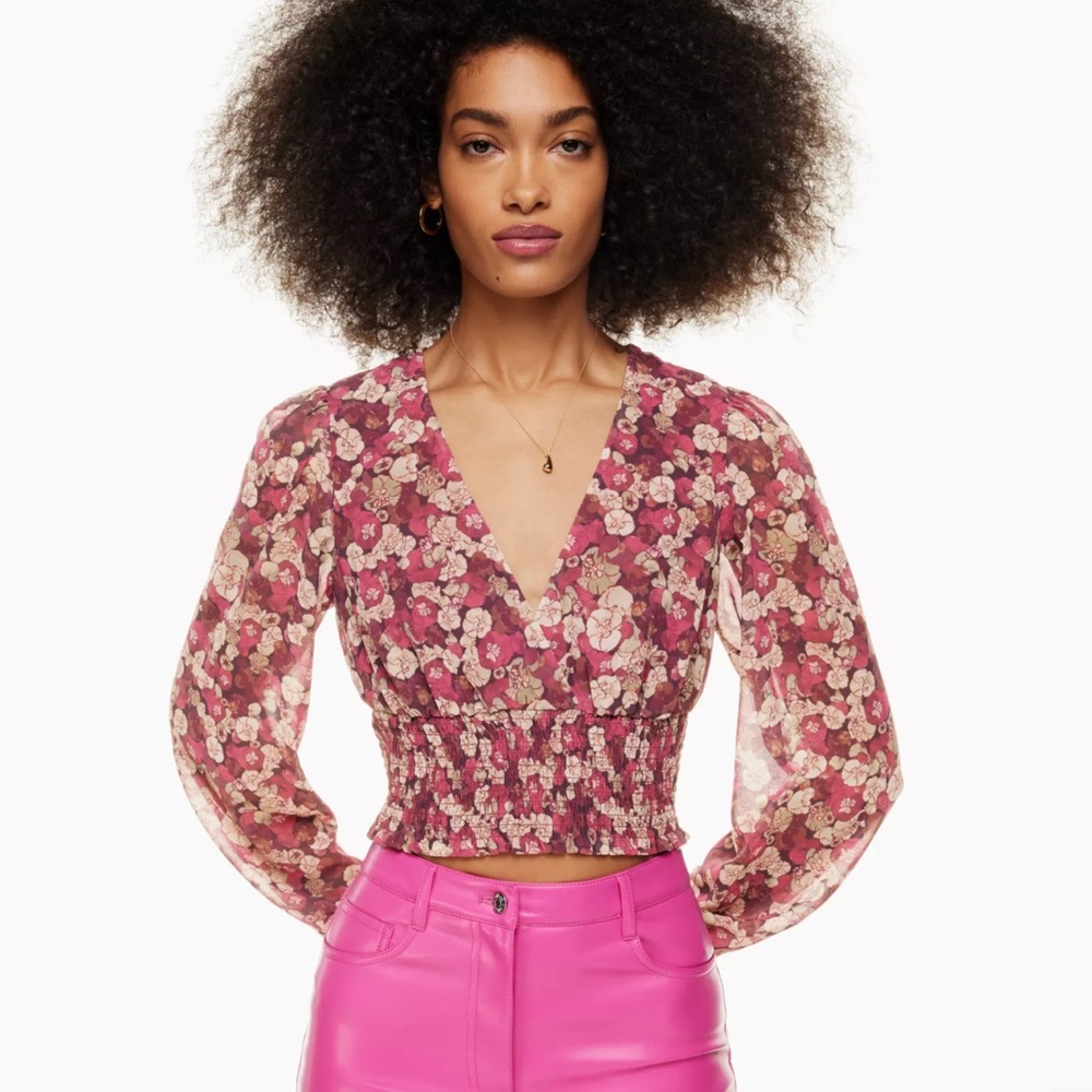 Aritzia Wilfred Wistful Blouse, NEW WITH TAGS